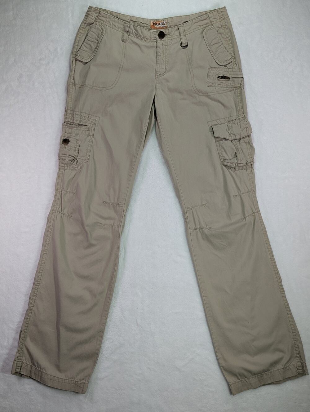 Mudd Vintage Y2K Khaki Cargo Pants Juniors 7